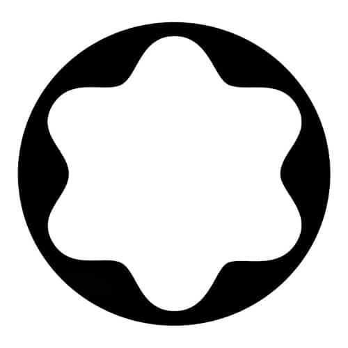 Biểu tượng logo hình ngôi sao 6 cánh vê tròn ấn tượng của Montblanc.