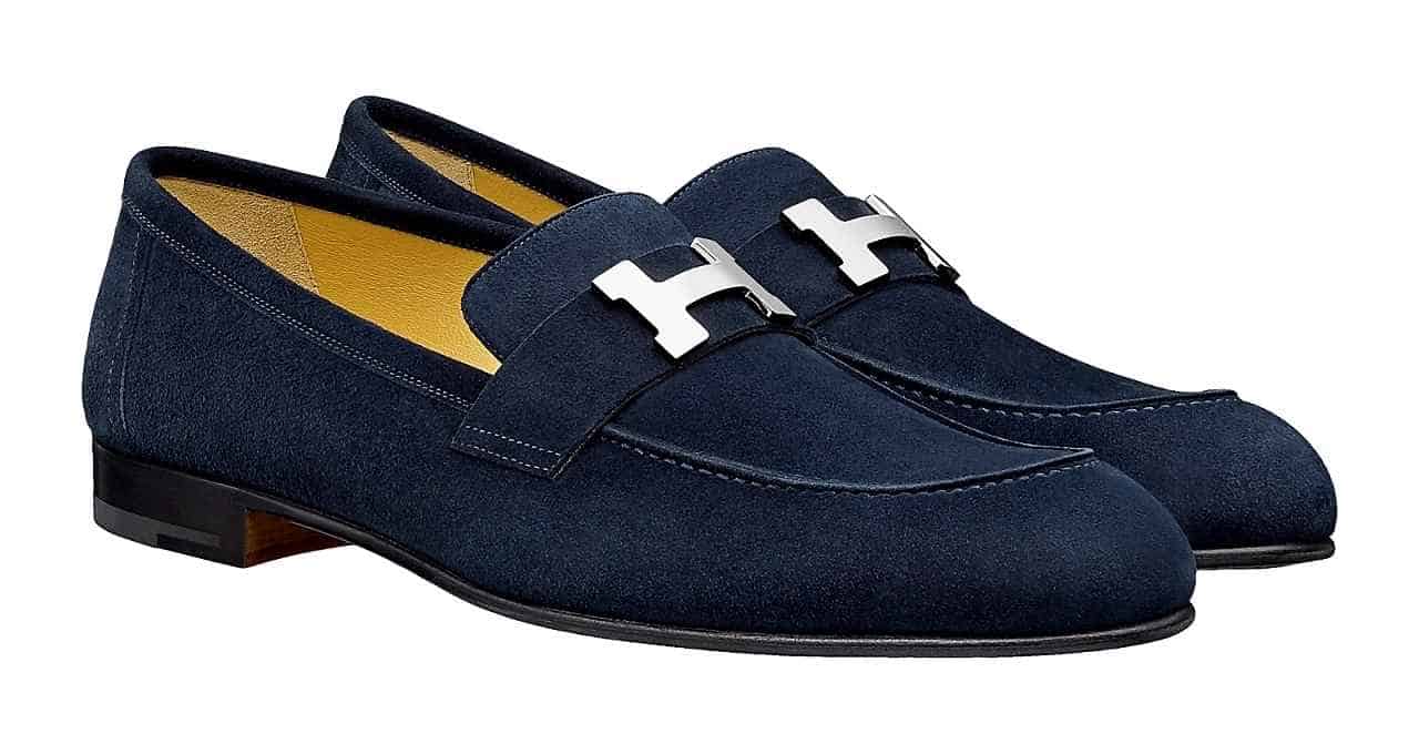 Điều gì khiến giày nam Hermes da lộn mã H201491ZAI2410 khác biệt?